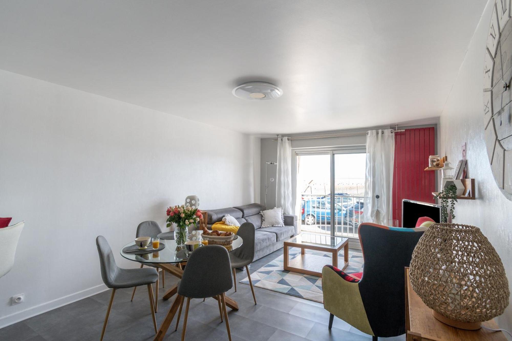 Au Bruit Des Vagues Apartman Binic Kültér fotó